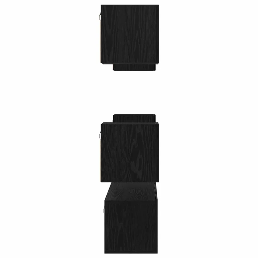 Ensemble meuble TV 6 pcs Chêne noir Bois d'ingénierie - 9