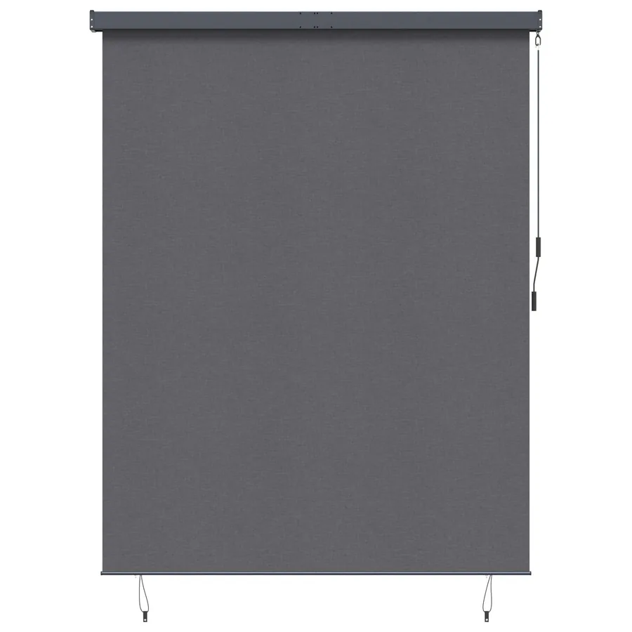 Store enrouleur Anthracite 200 x 250 cm Tissu et Aluminium