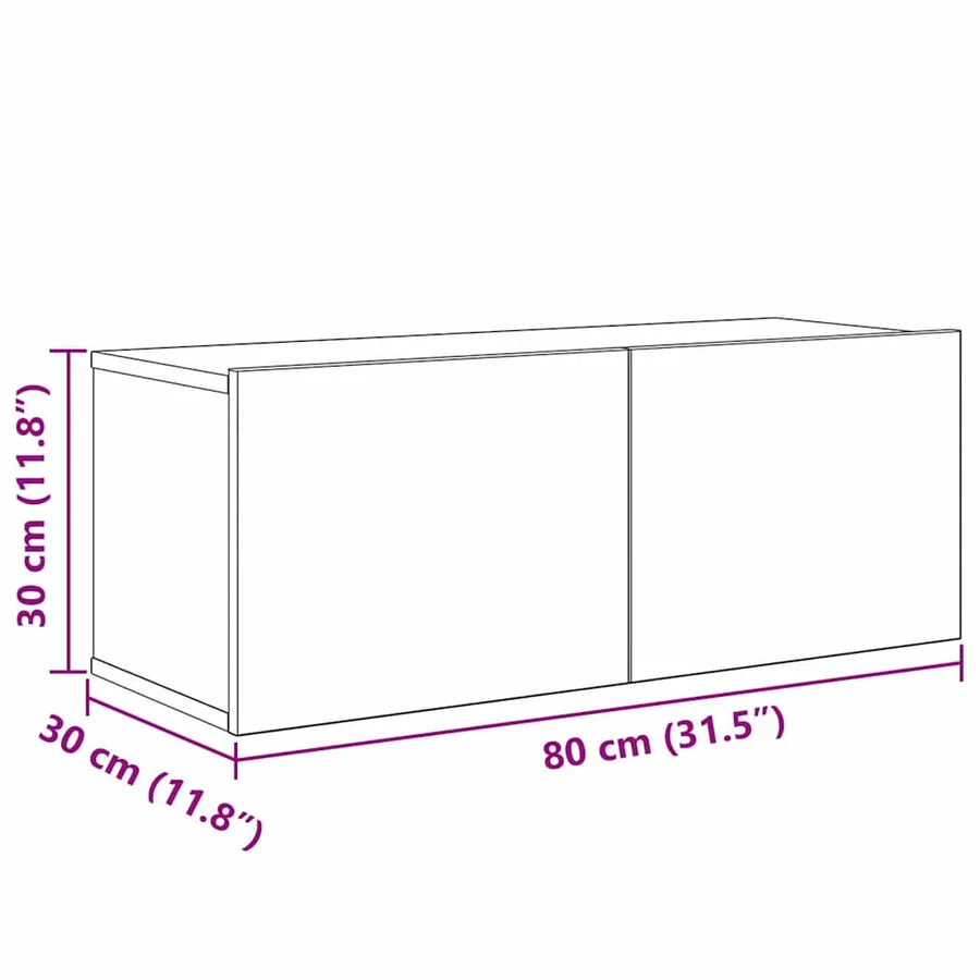 Ensemble meuble TV 6 pcs Chêne artisanal Bois d'ingénierie - 14