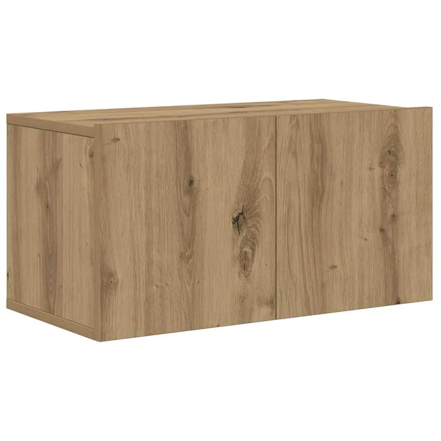 Ensemble meuble TV 4 pcs Chêne artisanal Bois d'ingénierie - 5