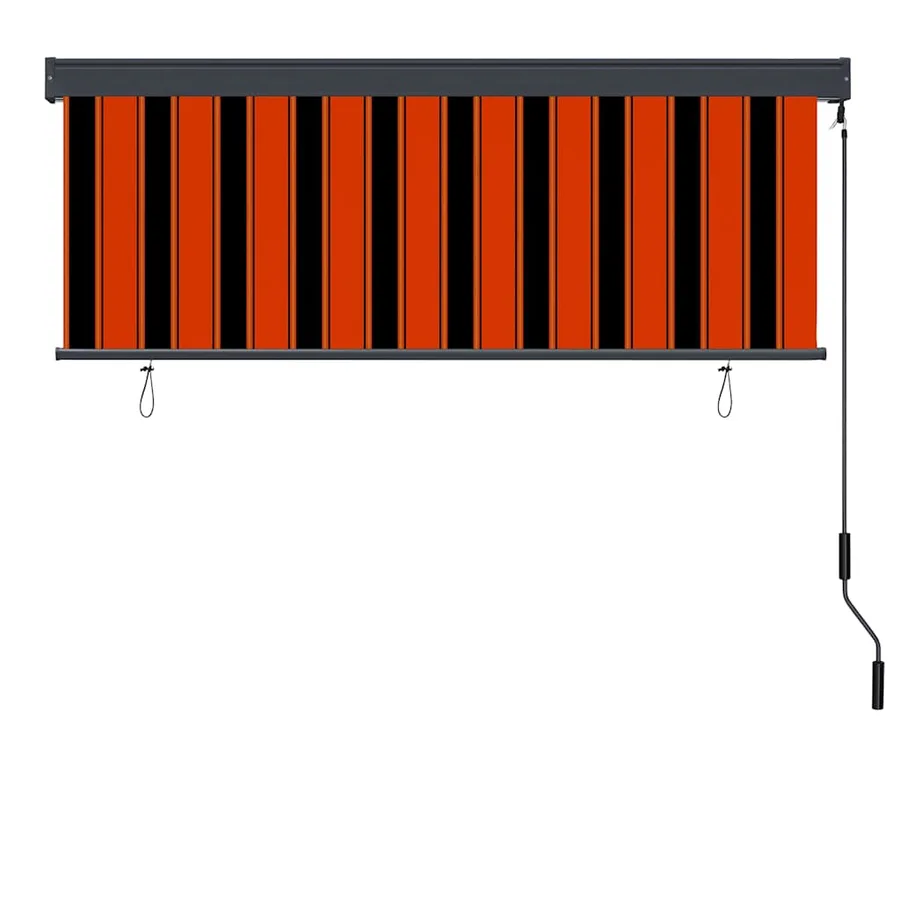 Store enrouleur Orange et marron 180 x 250 cm - 3