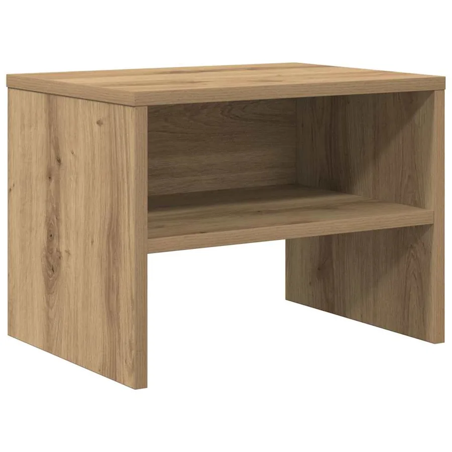 Cabinet de chevet chêne artisanal 40 x 40 x 30 cm - 2