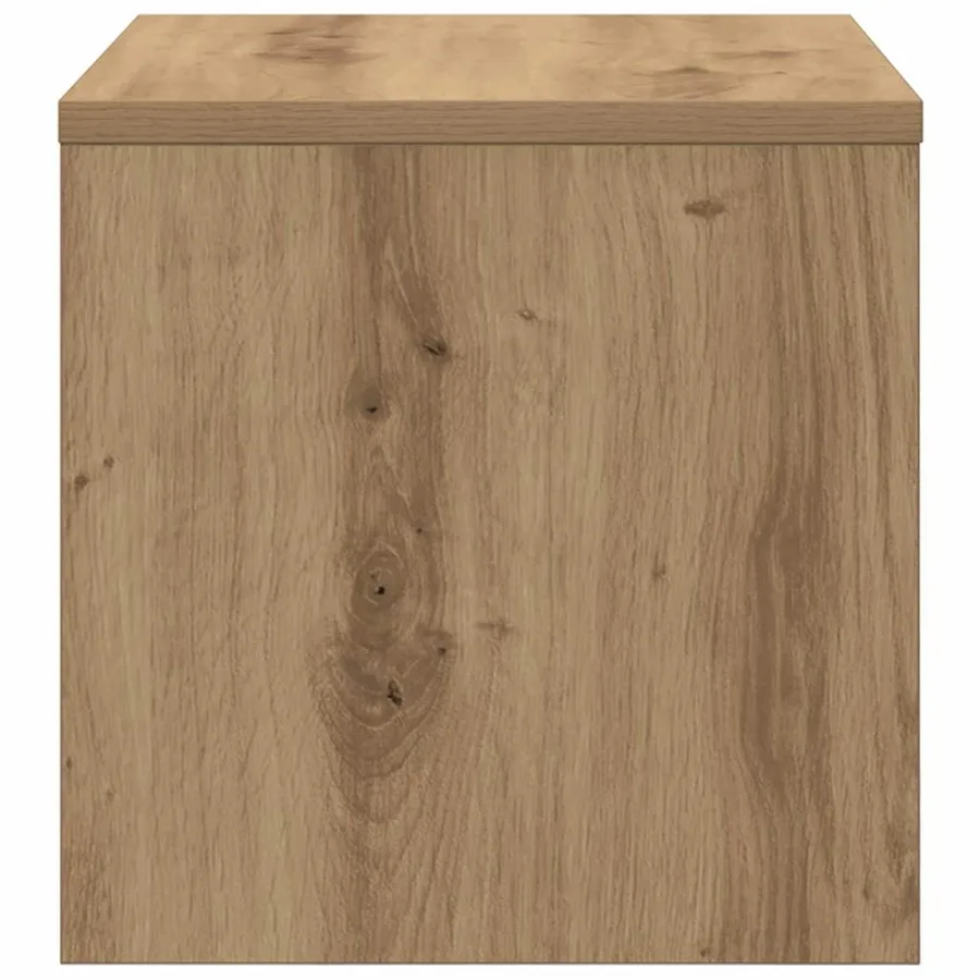 Cabinet de chevet chêne artisanal 40 x 40 x 30 cm - 6