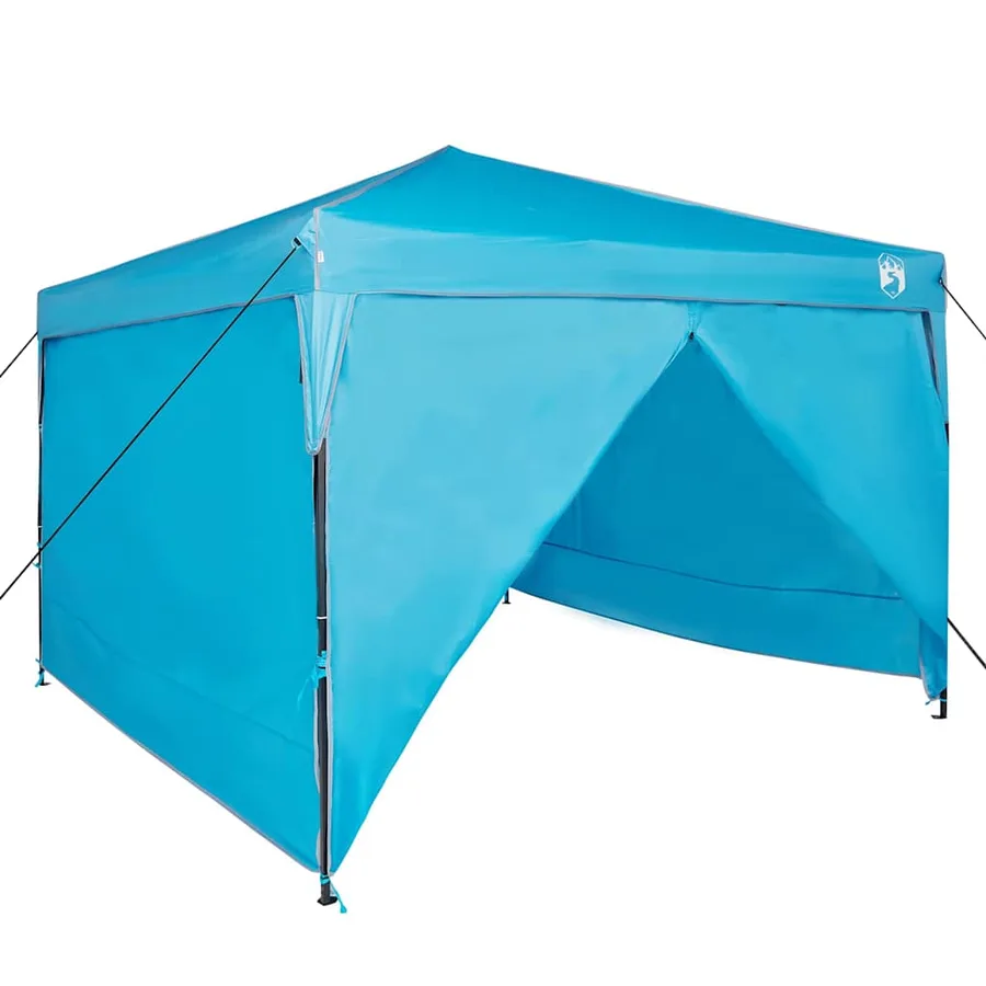 Tente à abri Bleu 290 x 290 x 251 cm tissu - 2