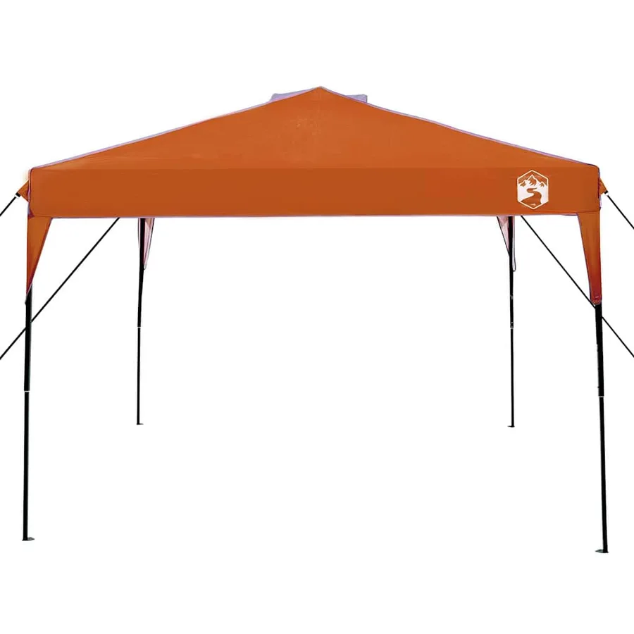 Tente à abri Orange 290 x 290 x 251 cm tissu - 5