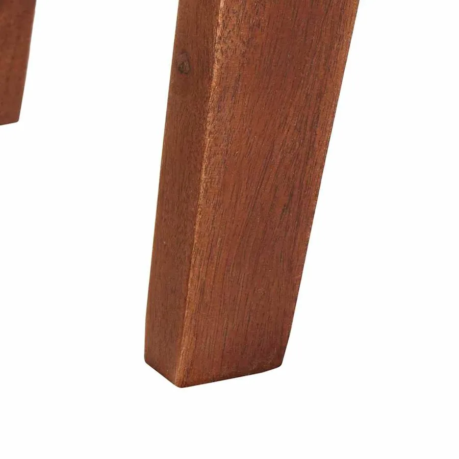 Table d'appoint Marron 40 x 32 x 46 cm Bois Recyclé Solide - 8