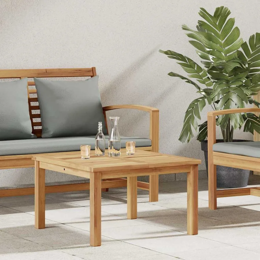 Table basse Marron 60 x 60 x 36 cm Bois de teck massif