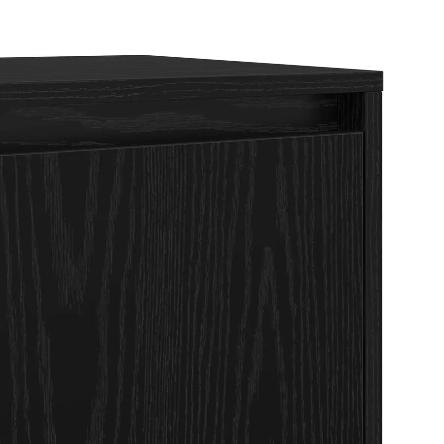Buffets 2 pcs Chêne noir 70 x 41 x 75 cm Bois d'ingénierie - 6