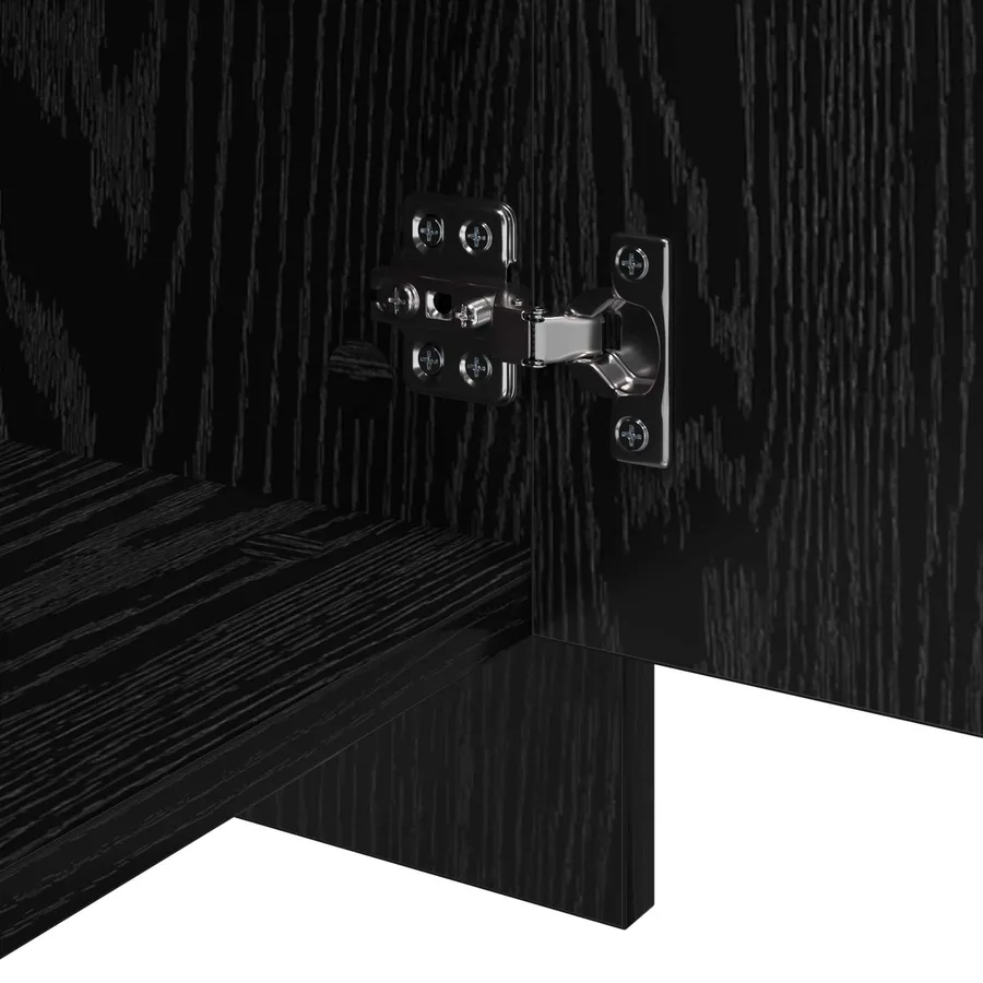 Buffets 2 pcs Chêne noir 70 x 41 x 75 cm Bois d'ingénierie - 7