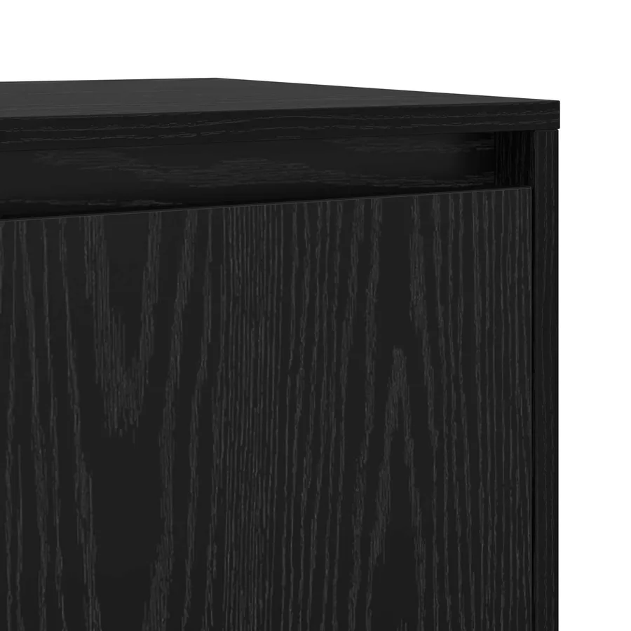 Buffet 2 pcs Chêne noir 70 x 41 x 75 cm Bois d'ingénierie - 7
