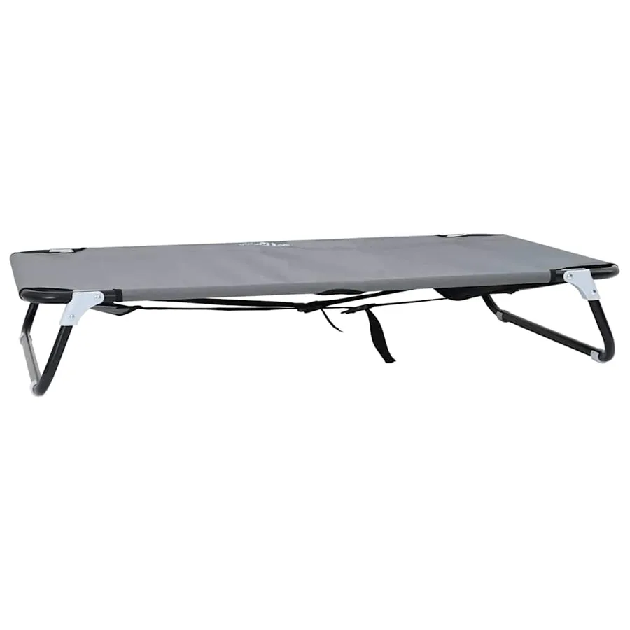 Lit pour Chien Gris clair 105 x 65 x 18 cm Acier - 2