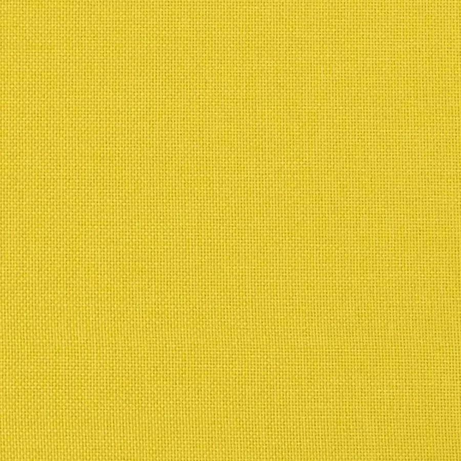 Canapé à Haut Dossier 101cm Jaune clair tissu - 9
