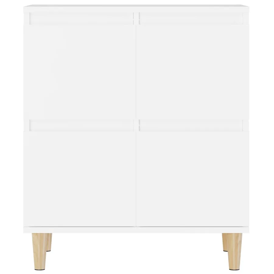 Buffet Blanc 60x35x70 cm Bois d'ingénierie - 6
