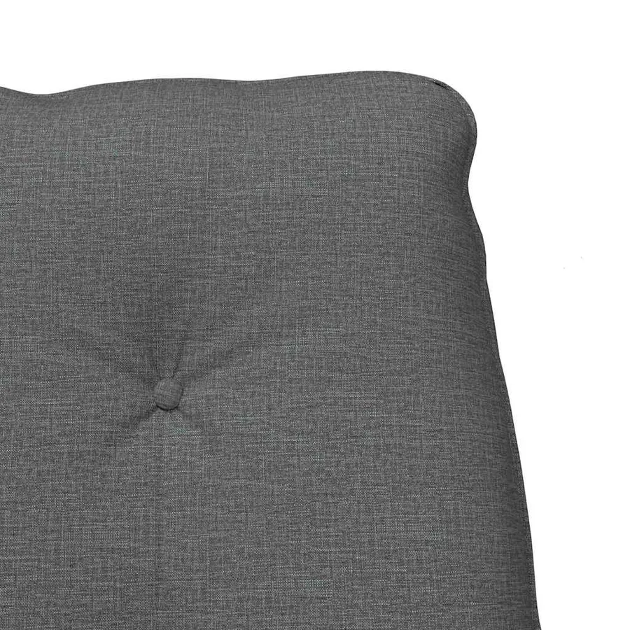 fauteuil Gris foncé 69 x 74 x 93 cm Tissu et Contreplaqué - 7