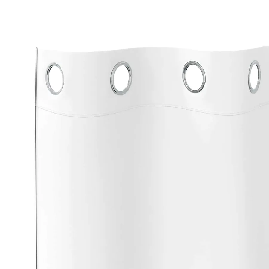 Rideaux occultants avec anneaux 2 pcs Blanc pur 245 x 140 cm - 5