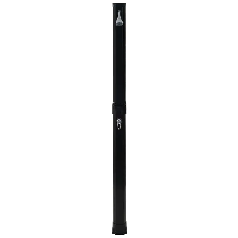 Douche solaire pliable Noir 214 cm 23 L - 3