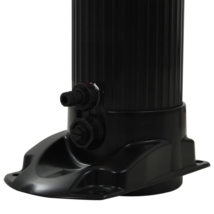 Douche solaire pliable Noir 214 cm 23 L - 7