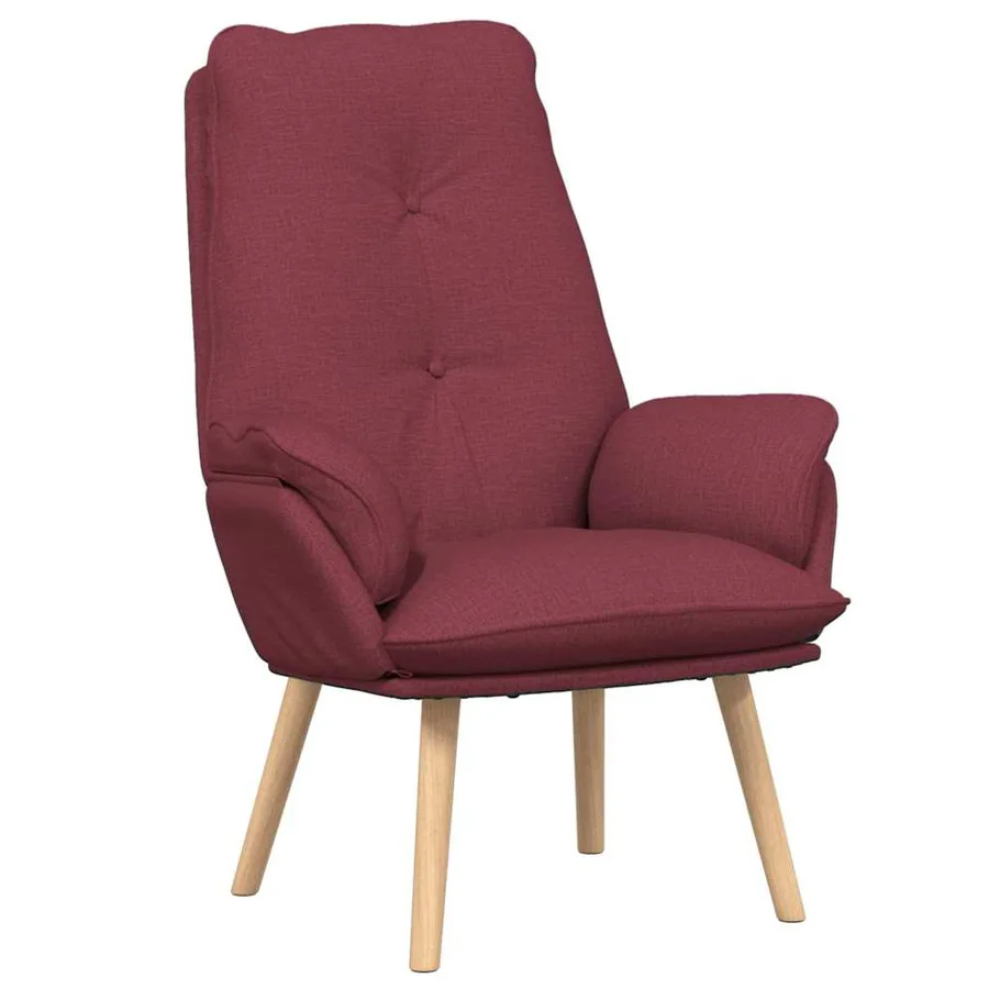 fauteuil Bordeaux 69 x 74 x 93 cm Tissu et Contreplaqué - 2