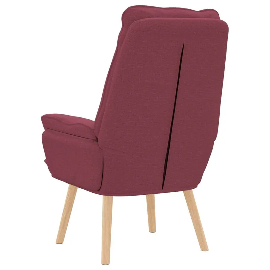 fauteuil Bordeaux 69 x 74 x 93 cm Tissu et Contreplaqué - 6