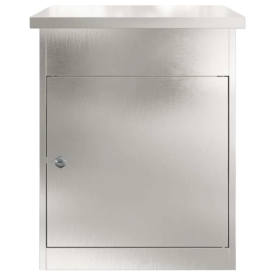 Boîte de dépôt de colis avec stockage Argenté 47,5 x 38 x 59 cm - 5