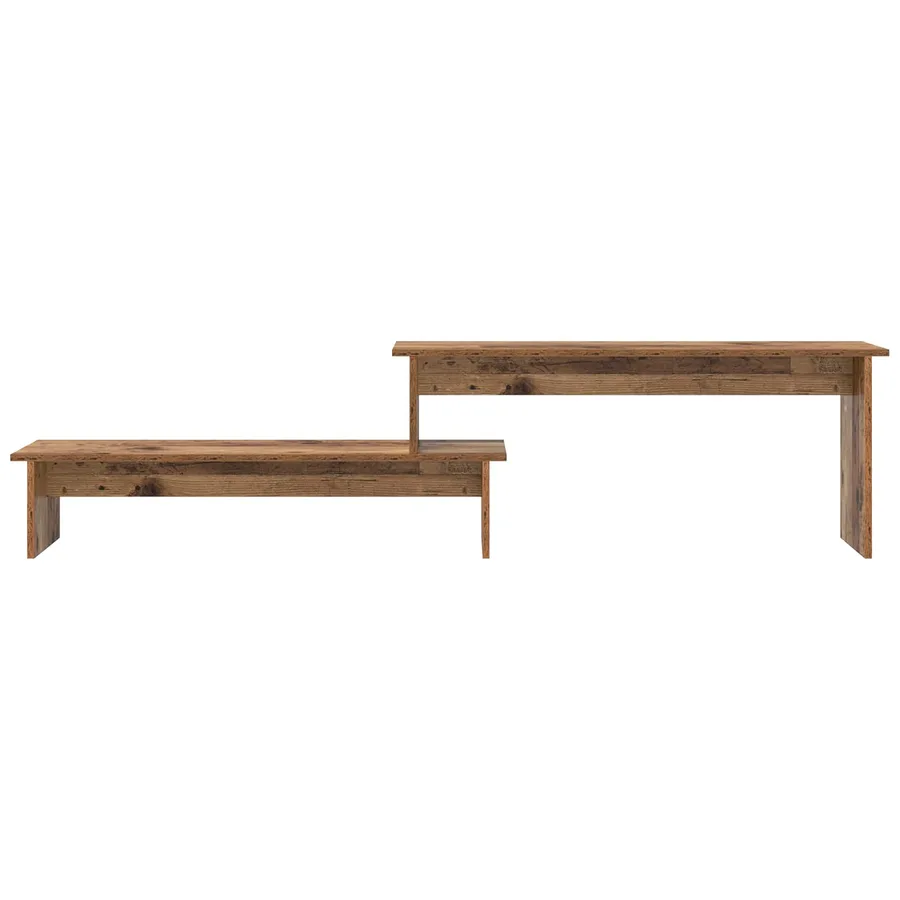 Ensemble meuble TV Montage mural Bois Ancien 180 x 30 x 43 cm - 5