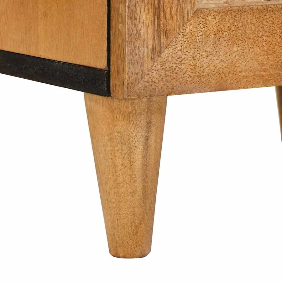 Table de chevet 2 pcs Marron Clair 40 x 33 x 46 cm - 10