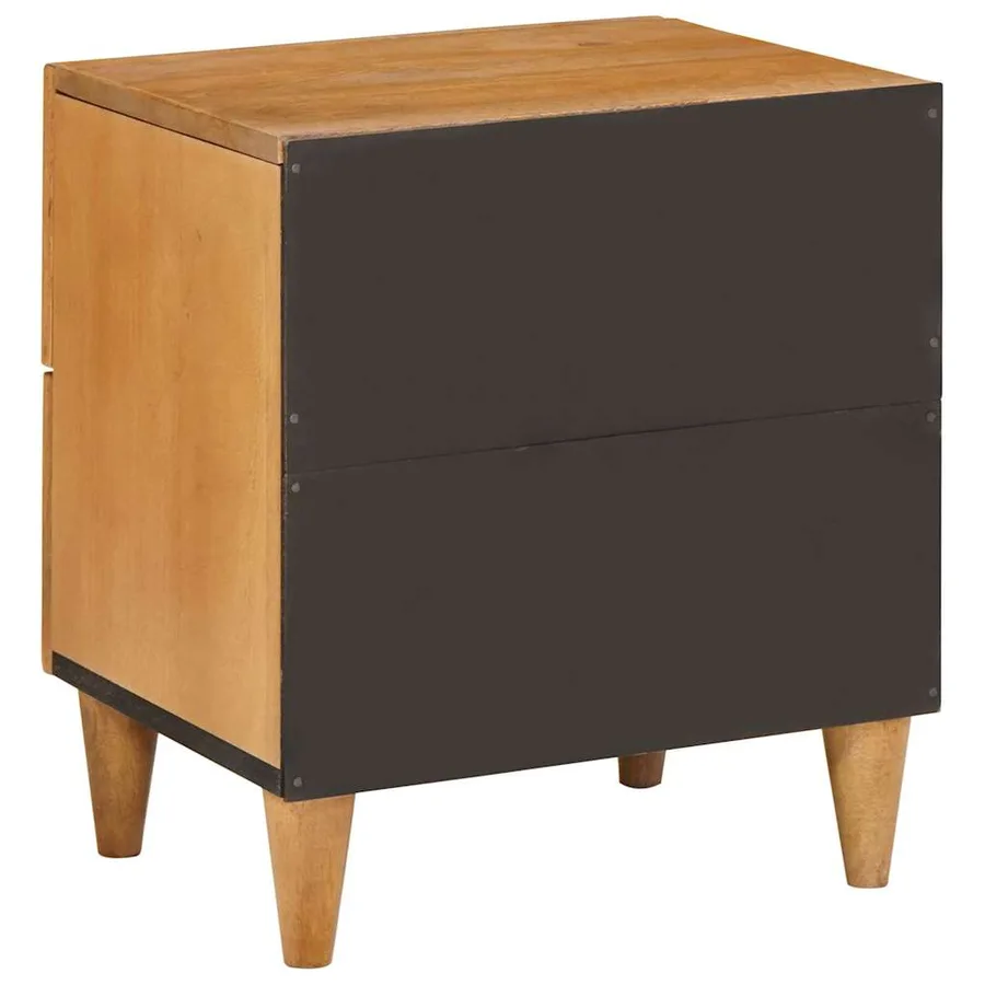 Table de chevet 2 pcs Marron Clair 40 x 33 x 46 cm - 7