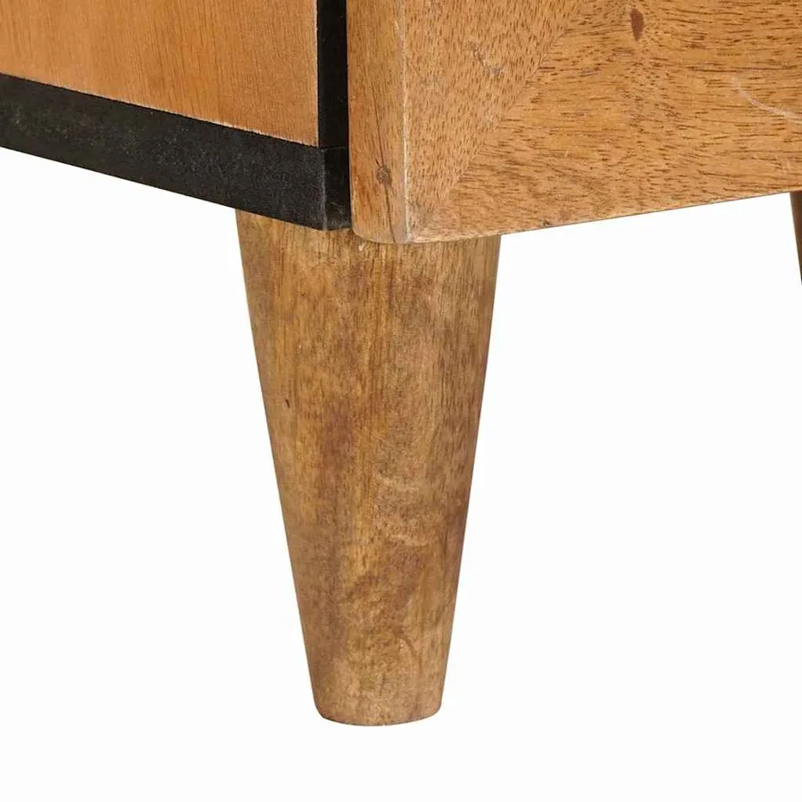 Table de chevet 2 pcs Marron Clair 40 x 33 x 46 cm - 10