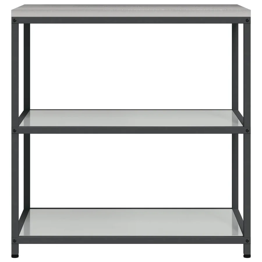 Rangement de cuisine HATTEM Argenté 90 x 50 x 92 cm Acier - 6
