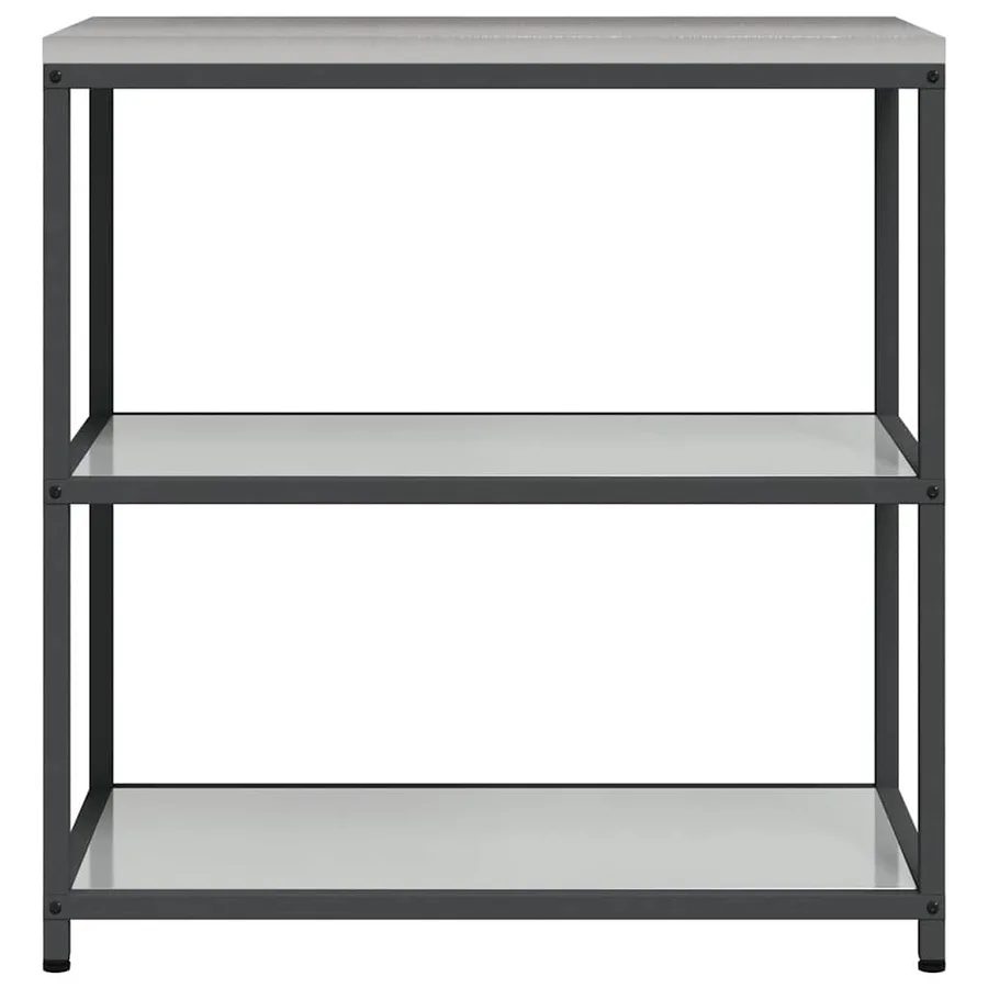 Rangement de cuisine HATTEM Argenté 90 x 50 x 92 cm Acier - 7