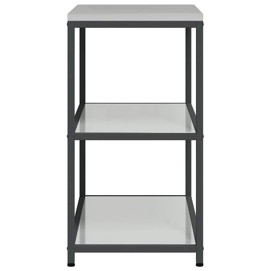 Rangement de cuisine HATTEM Argenté 90 x 50 x 92 cm Acier - 9