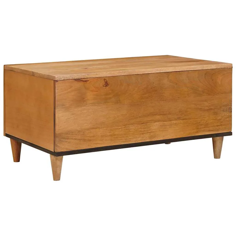 Table basse Marron Clair 80 x 54 x 40 cm Bois d'ingénierie - 5