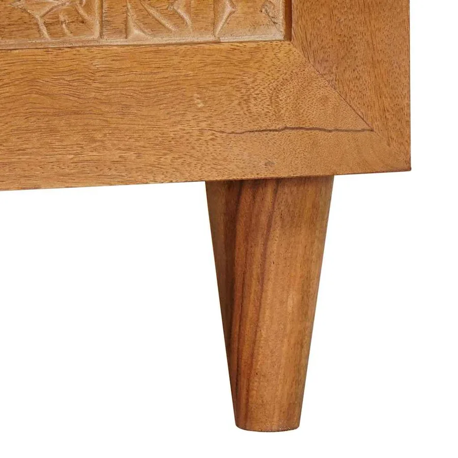 Table basse Marron Clair 80 x 54 x 40 cm Bois d'ingénierie - 8