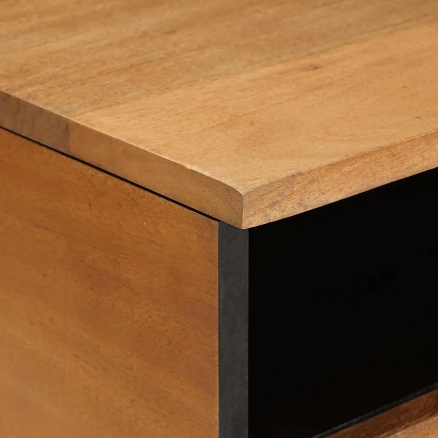 Table basse Marron Clair 80 x 54 x 40 cm Bois d'ingénierie - 6