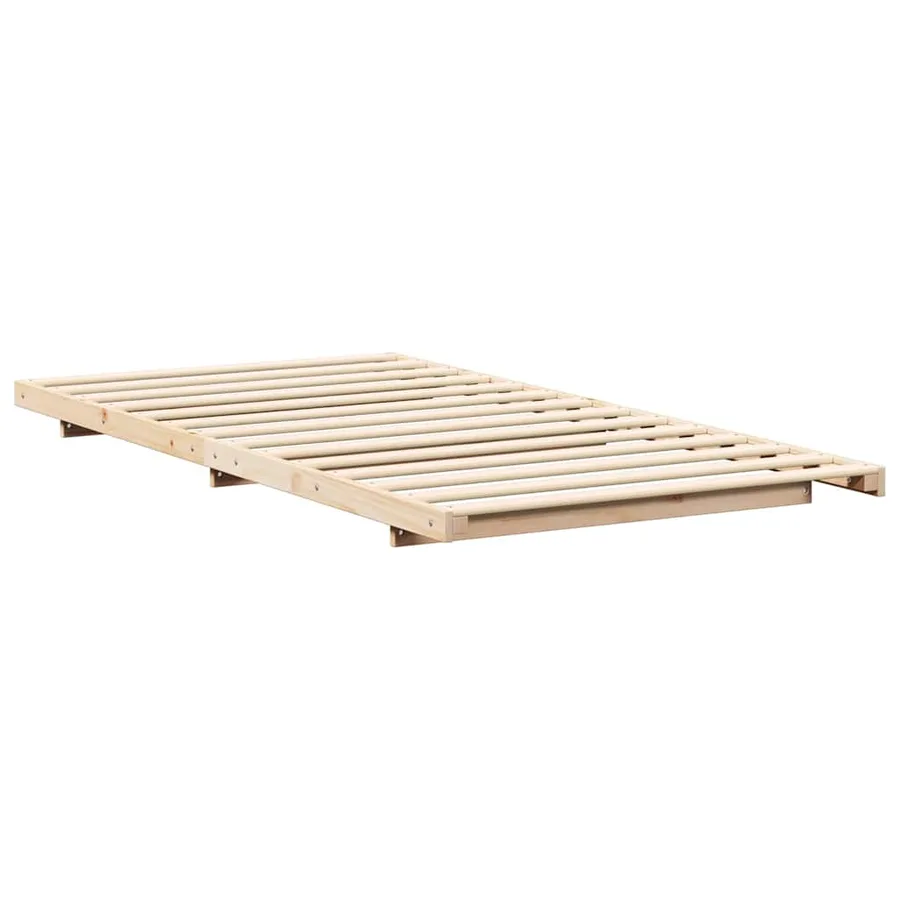 Cadre de lit Marron 80 x 210 cm Pin massif - 7