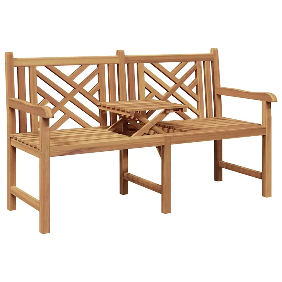 Banc de jardin 150 x 60 x 90 cm Bois de teck massif - 2