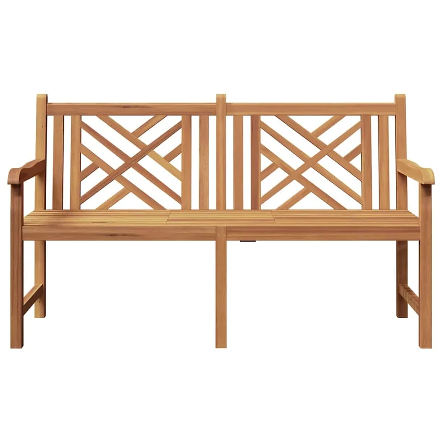 Banc de jardin 150 x 60 x 90 cm Bois de teck massif - 6