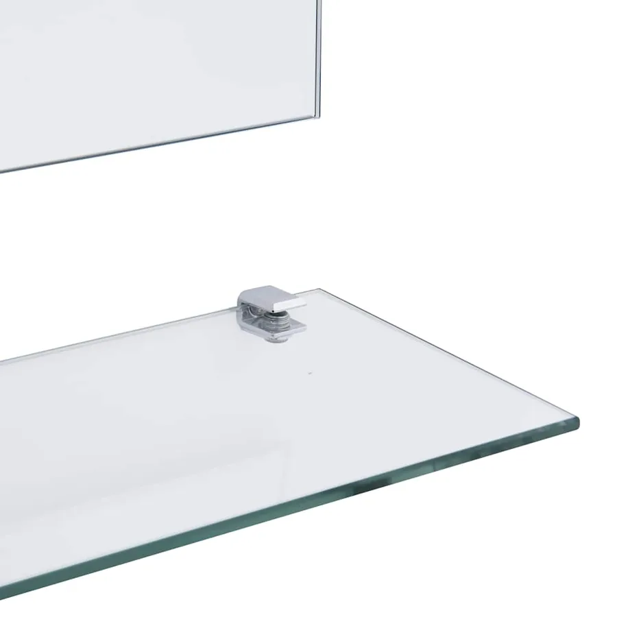 Miroir mural avec étagère 50x60 cm Verre trempé - 4