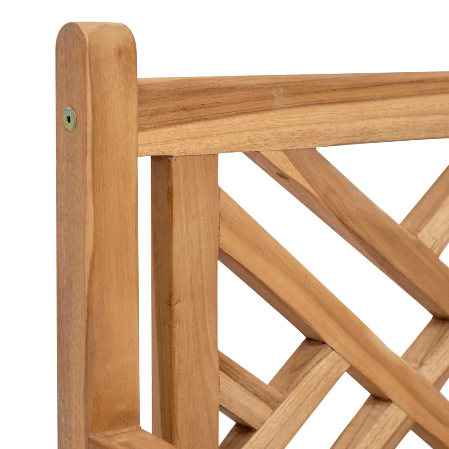 Chaise de jardin 2 pcs 60 x 58 x 90 cm Bois de teck massif - 8