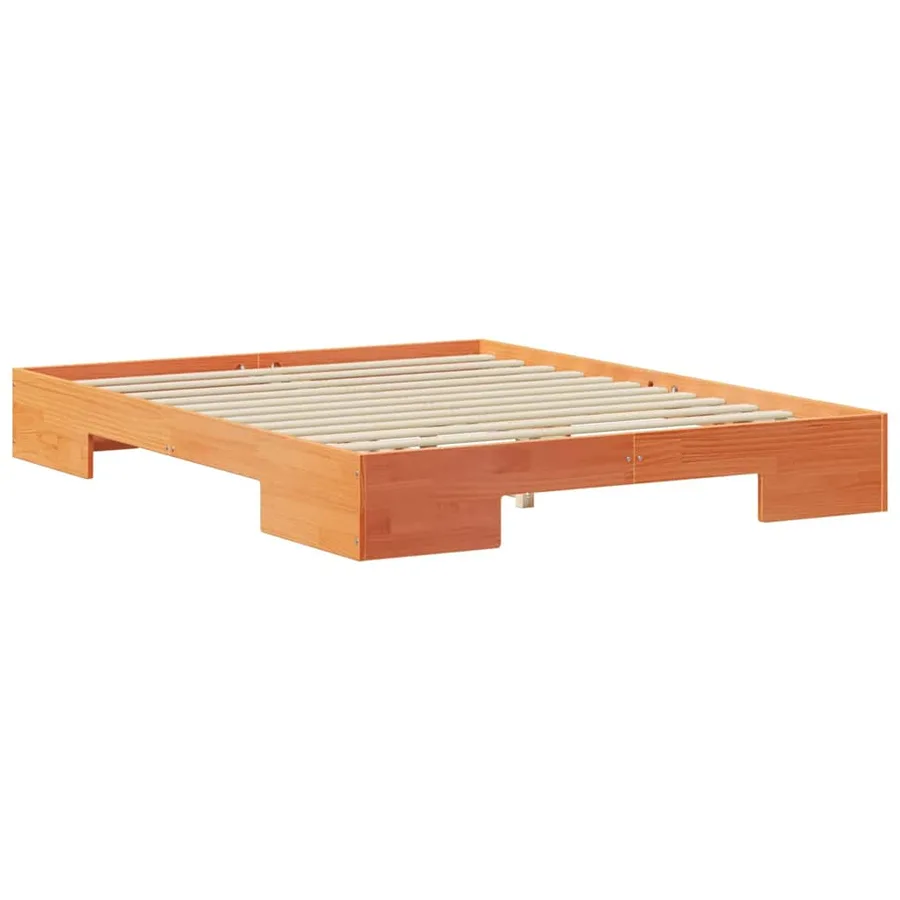 Cadre de lit Marron 160 x 200 cm - 4