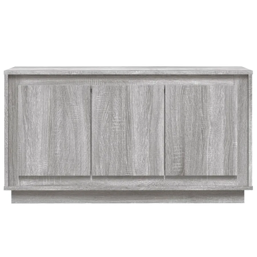 Buffet sonoma gris 102x35x55 cm bois d'ingénierie - 5