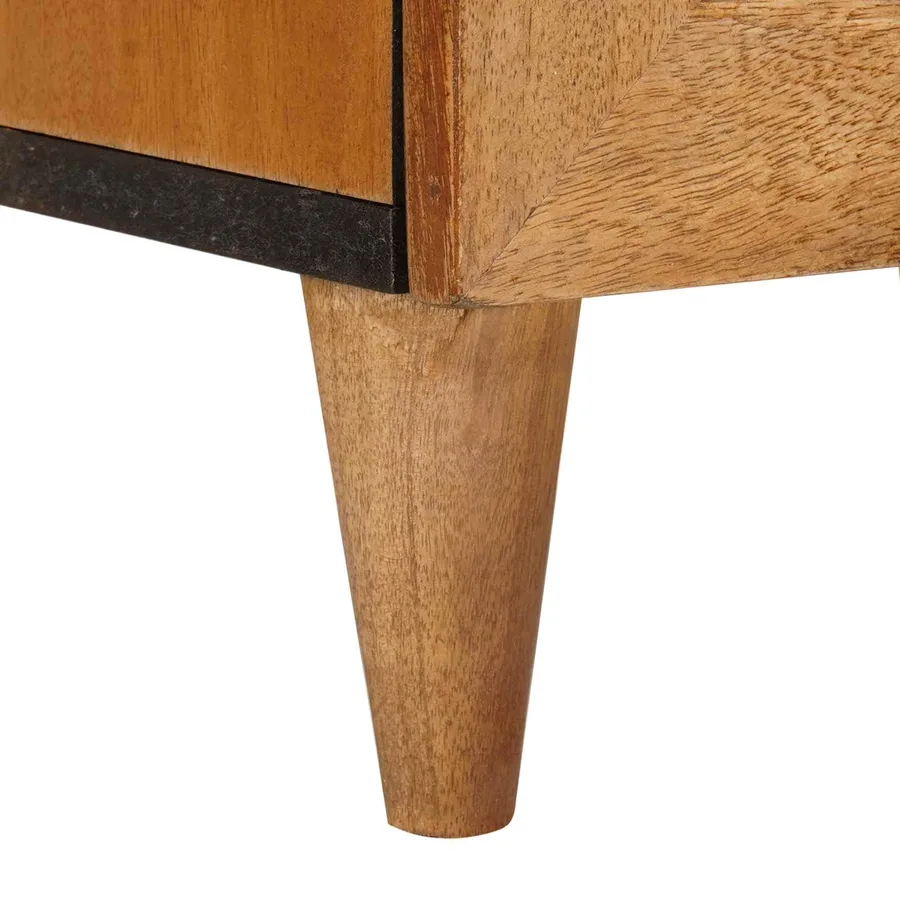 Ensemble de mobilier de salle de bain avec tiroir 4 pcs Marron - 11
