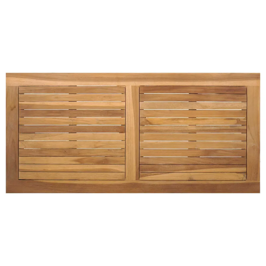 Ensemble banc et table de jardin 2 Pièce Marron - 10