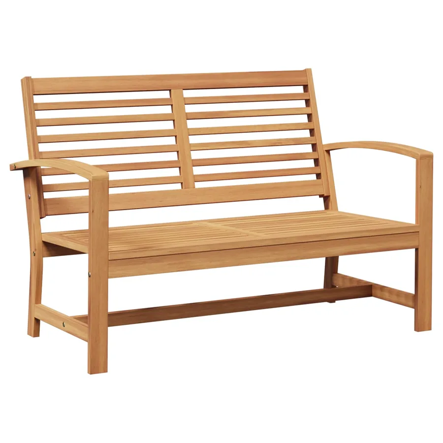 Ensemble banc et table de jardin 2 Pièce Marron - 5
