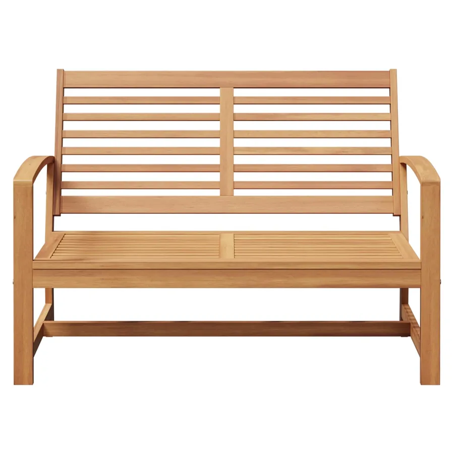 banc Marron 110 x 65 x 76,5 cm Bois de teck massif - 5
