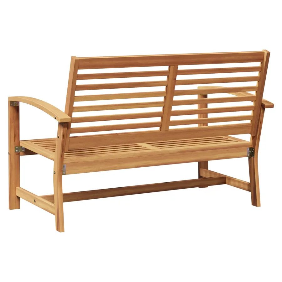 banc Marron 110 x 65 x 76,5 cm Bois de teck massif - 7