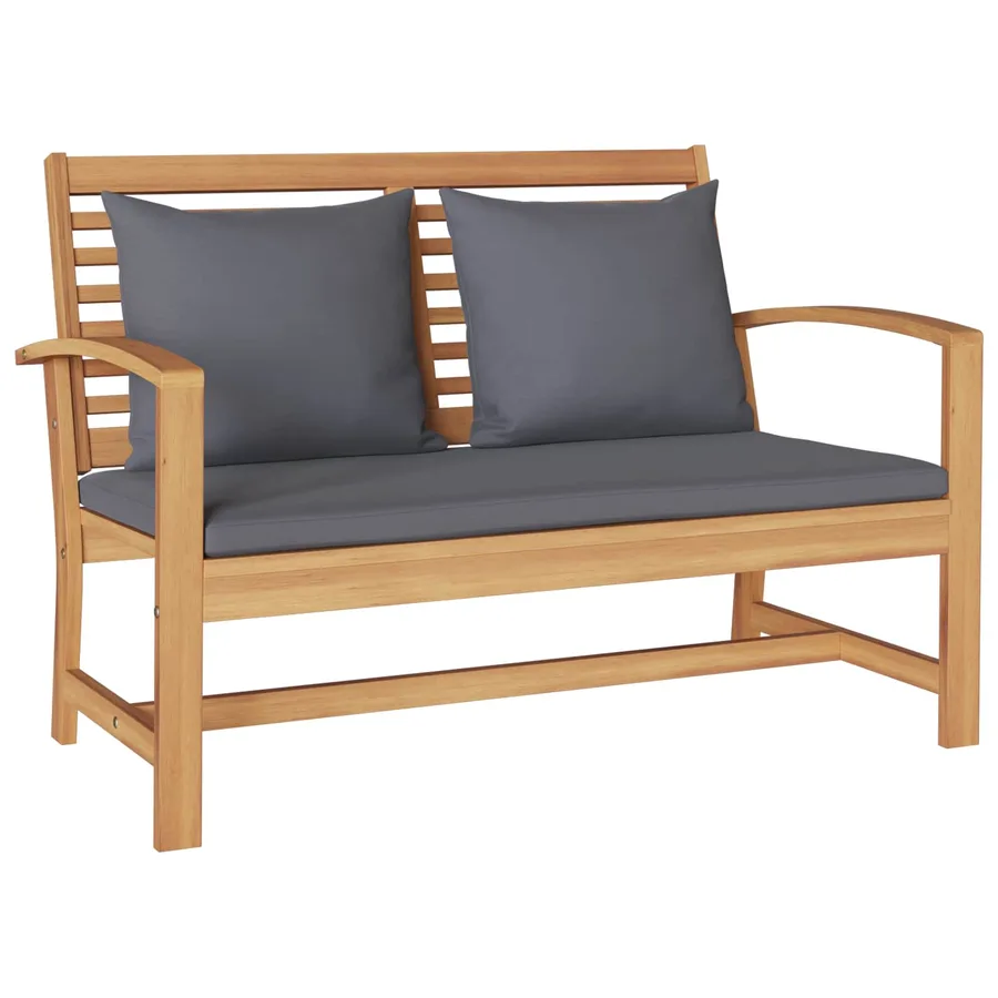 Ensemble de canapé de jardin 4 pcs Naturel Bois de teck massif - 5