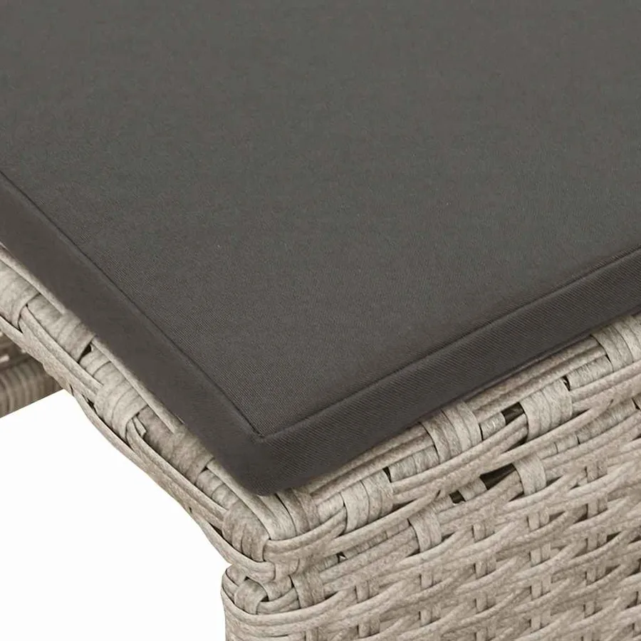 Ensemble de canapé de jardin 6 pcs Gris clair et gris foncé - 11