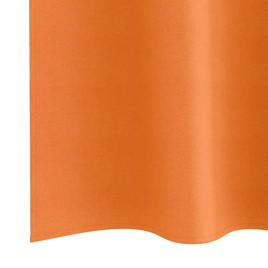Rideaux occultants avec anneaux 2 pcs Orange vif 260 x 140 cm - 6