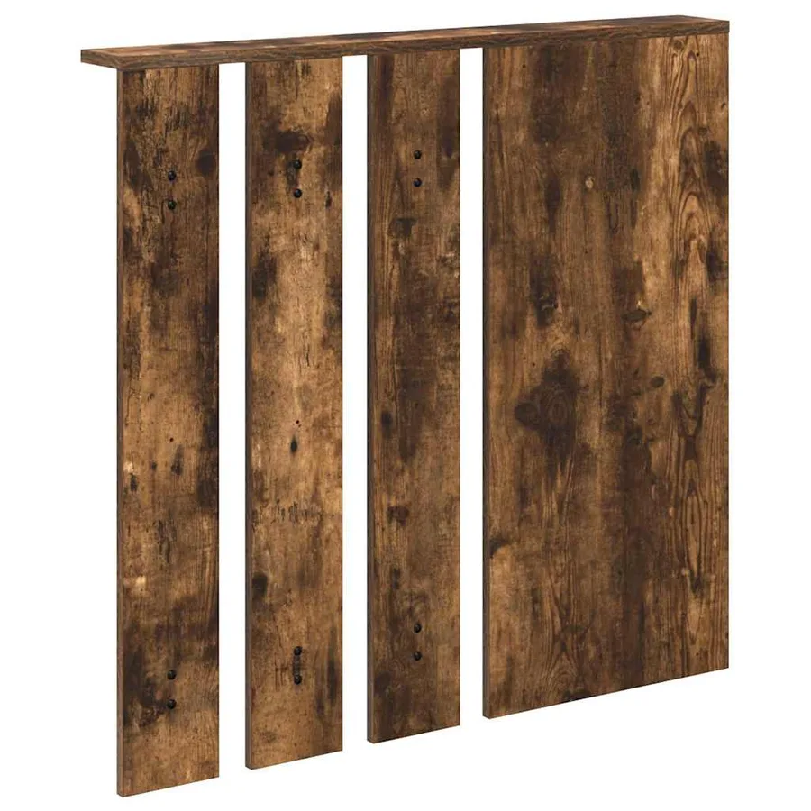 Porte-manteau mural avec étagère Chêne fumé 84 x 10 x 80 cm - 7